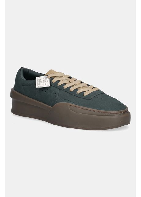 Lacoste adidași din nubuc Aura Club Sneakers culoarea verde, 50SMA0144