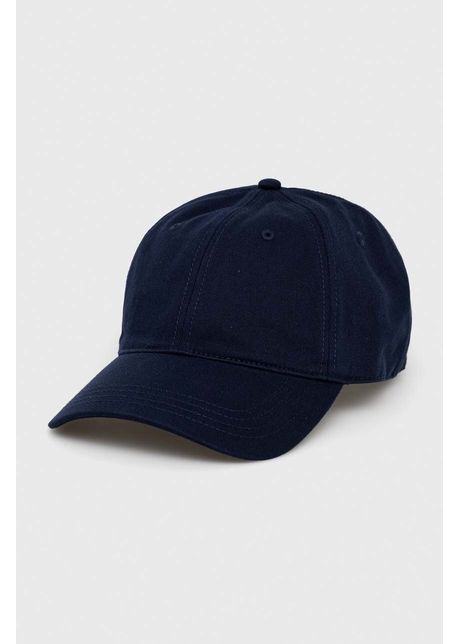 Lacoste apc de baseball din bumbac culoarea albastru marin neted