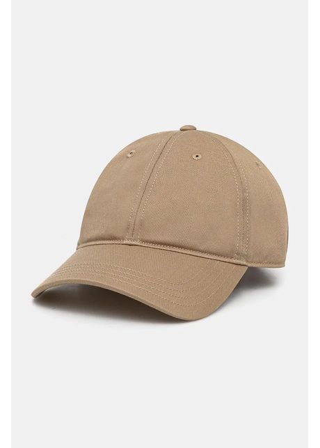 Lacoste apc de baseball din bumbac culoarea bej neted