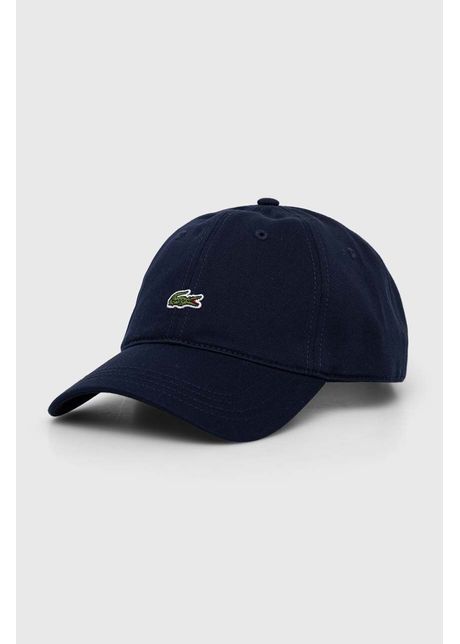Lacoste apc de baseball din bumbac culoarea bleumarin cu imprimeu rk0491 031