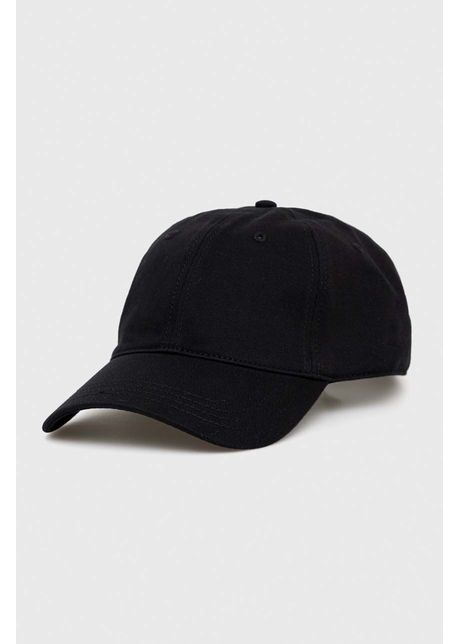 Lacoste apc de baseball din bumbac culoarea negru neted
