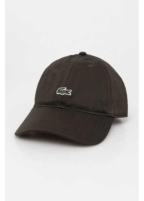 Lacoste apc de baseball din bumbac culoarea verde cu imprimeu