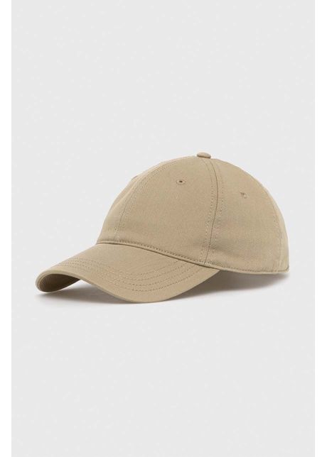 Lacoste apc de baseball din bumbac culoarea verde neted