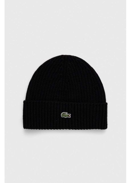 Lacoste c ciul de l n culoarea negru de l n
