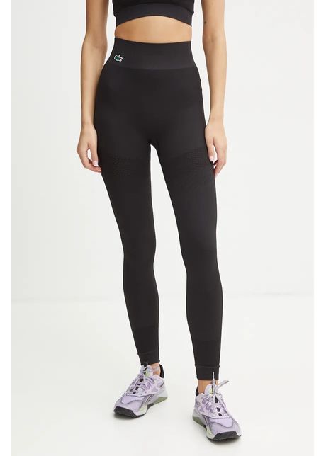 Lacoste colanti femei culoarea negru neted of1022