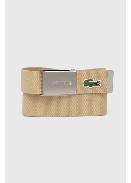 Lacoste curea barbati culoarea bej