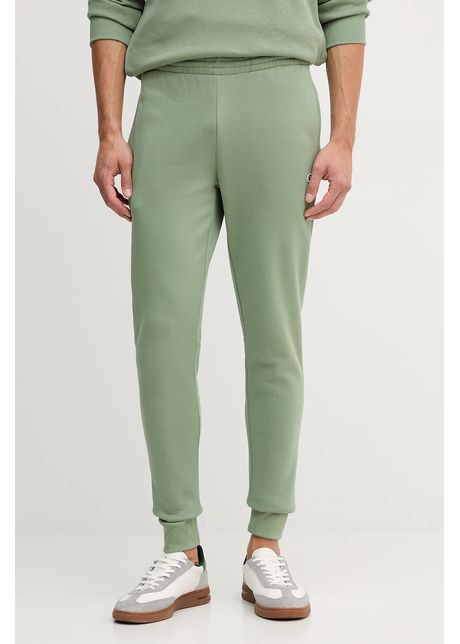 Lacoste pantaloni de trening culoarea bej, neted