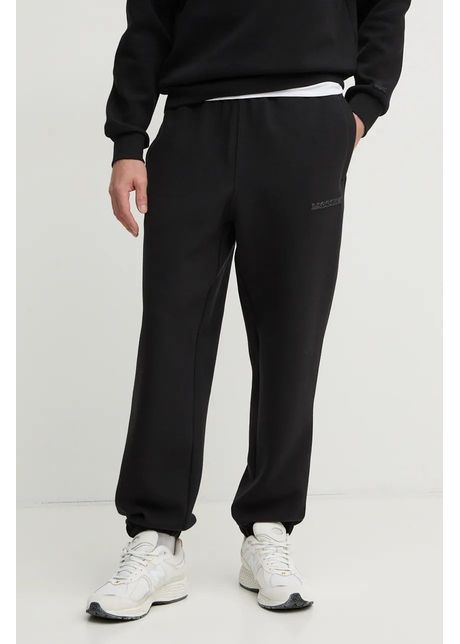 Lacoste pantaloni de trening culoarea negru cu imprimeu xh2859