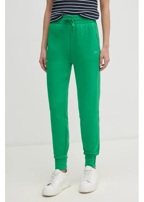 Lacoste pantaloni de trening culoarea negru neted xf0343