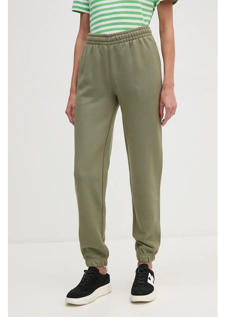 Lacoste pantaloni de trening din bumbac culoarea verde neted xf2647