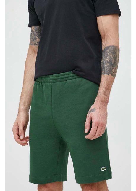 Lacoste pantaloni scurti barbati culoarea verde