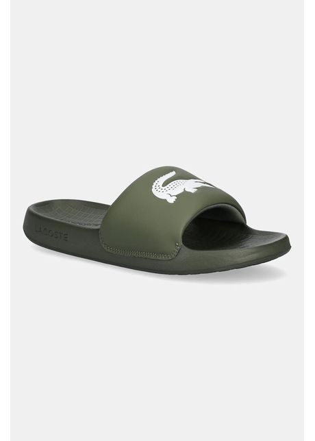 Lacoste papuci serve slide 1 0 culoarea verde 49cma0021