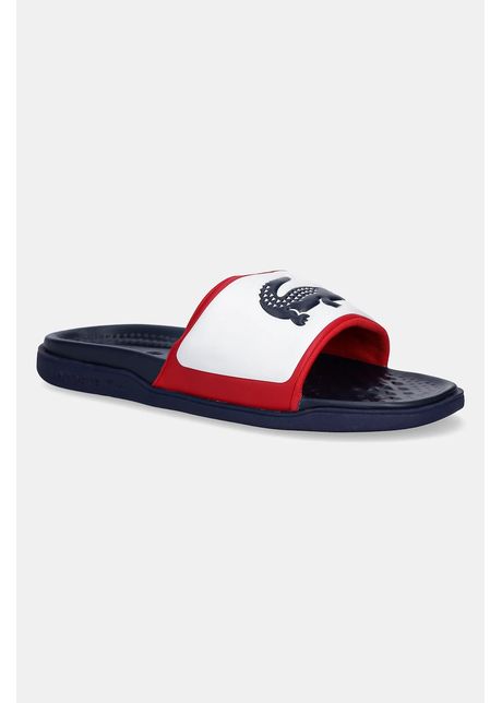 Lacoste papuci serve slide dual culoarea bleumarin 49cma0034