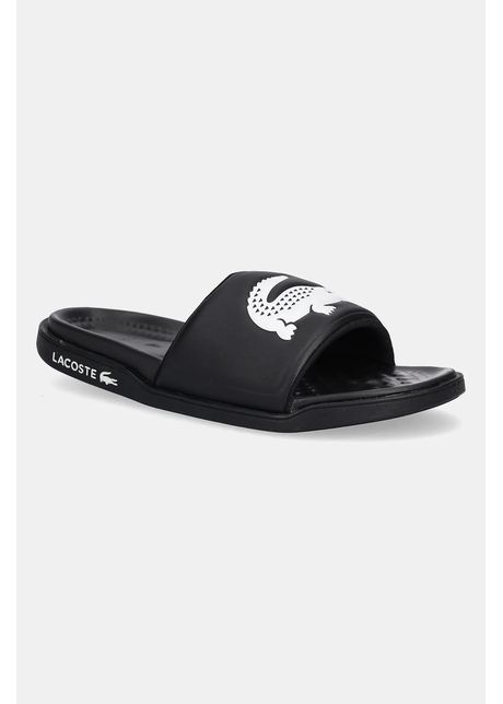 Lacoste papuci serve slide dual culoarea negru 49cma0038