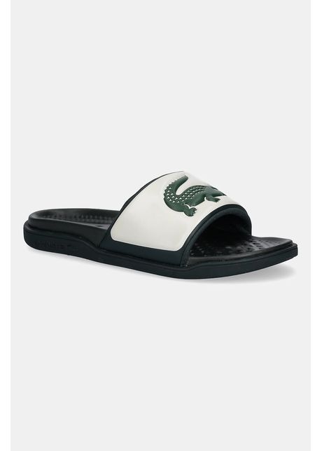 Lacoste papuci serve slide dual culoarea verde 49cma0040