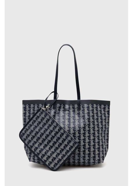 Lacoste poseta culoarea albastru marin