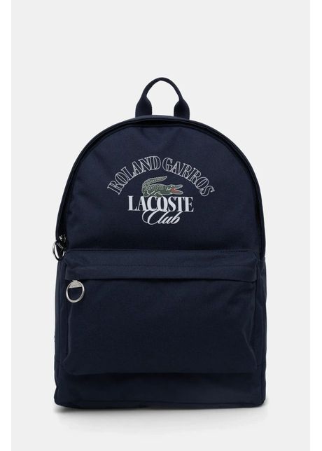 Lacoste rucsac culoarea albastru marin mare cu imprimeu nh4628rg