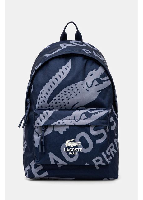 Lacoste rucsac culoarea albastru marin mare modelator nu4969nz