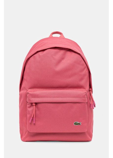 Lacoste rucsac culoarea roz mare neted nu4592ne