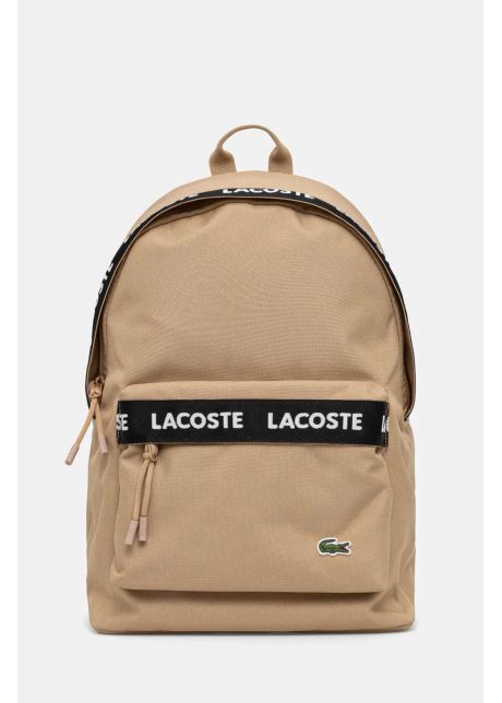 Lacoste rucsac culoarea verde mare cu imprimeu nu4685nz