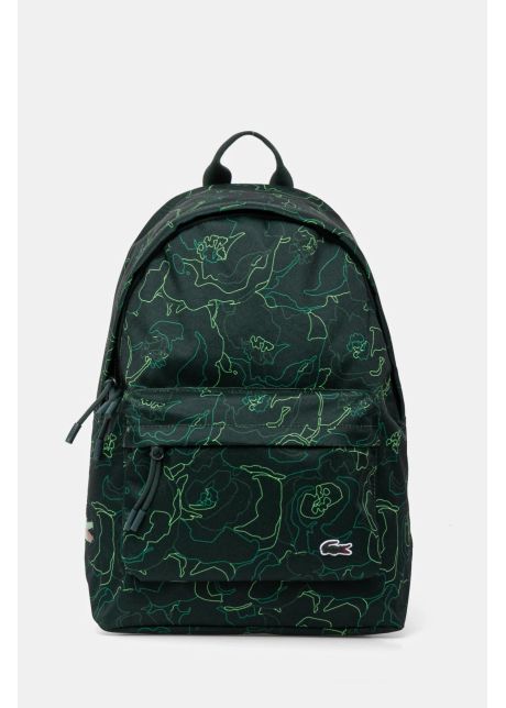 Lacoste rucsac culoarea verde mare modelator nu4693hn