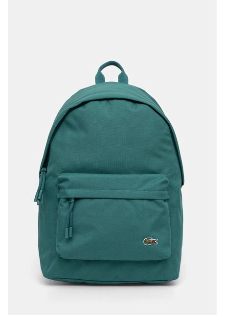 Lacoste rucsac culoarea verde mare neted nu4592ne