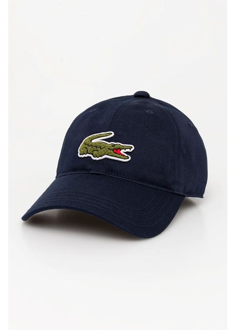 Lacoste sapca culoarea albastru marin cu imprimeu rk3186