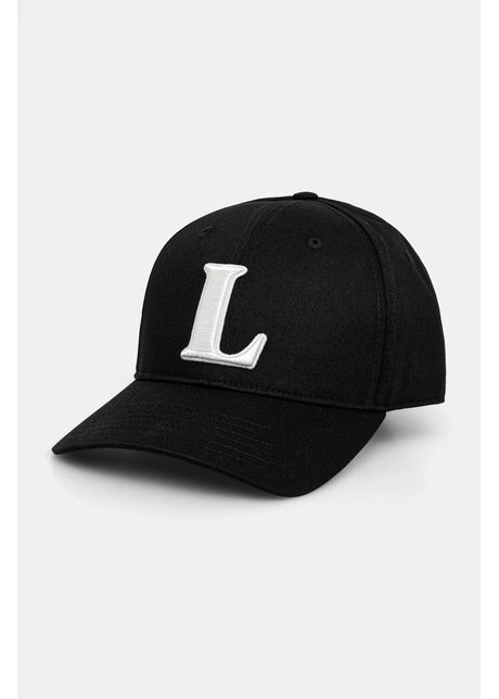 Lacoste sapca culoarea negru cu imprimeu