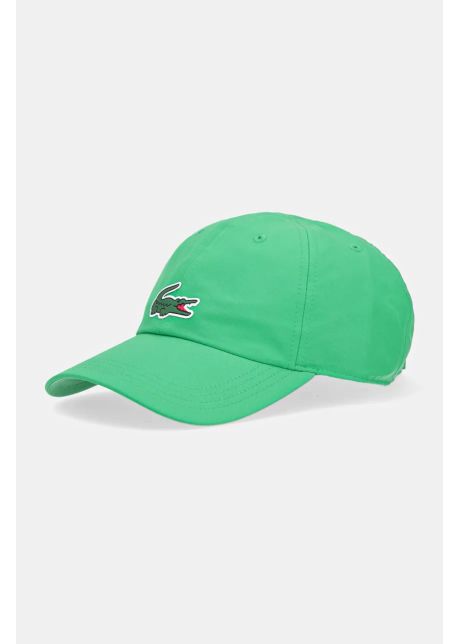 Lacoste sapca culoarea verde cu imprimeu rk2450