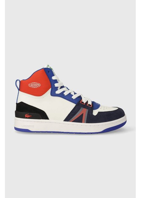Lacoste sneakers din piele l001 leather colorblock high top 45sma0027