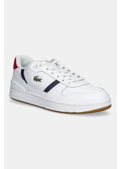 Lacoste sneakers t clip culoarea alb 48sma0094