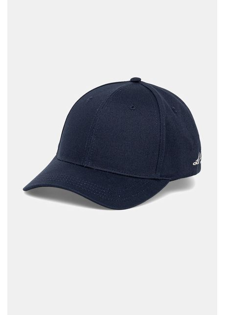 Les deux apc de baseball din bumbac culoarea bleumarin uni 1000107