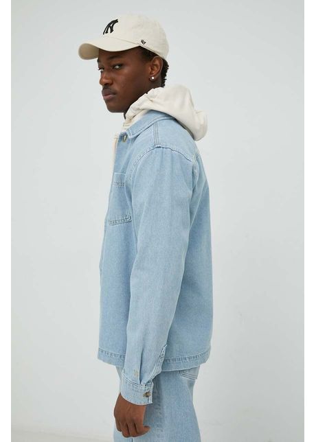 Les deux camasa jeans barbati cu guler clasic regular
