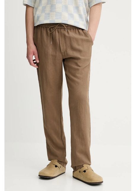 Les deux pantaloni din in culoarea verde drept 1000808