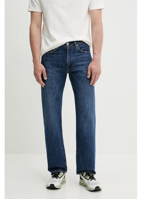 Levi s blugi din amestec de in 555 relaxed straight 000lo