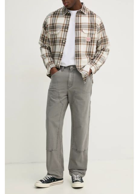 Levi's blugi din bumbac 568 LOOSE STRT DBL KNEE bărbați A7367