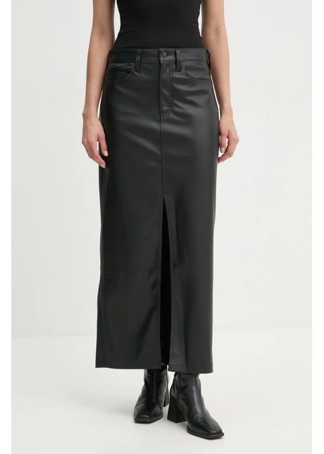 Levi s fusta culoarea negru maxi drept a9309
