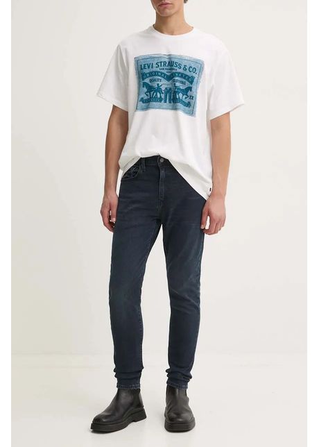 Levi s jeansi 512 slim barbati culoarea albastru marin