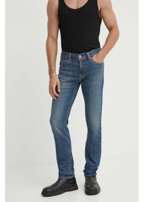 Levi s jeansi barbati culoarea albastru marin