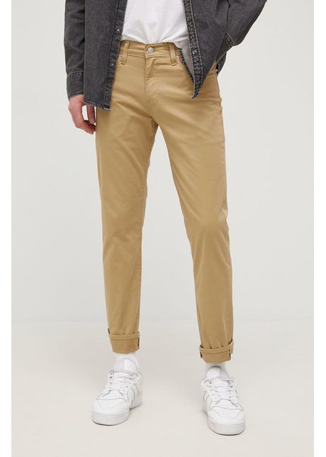 Levi s pantaloni 511 barbati culoarea bej mulata