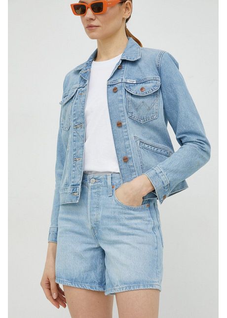 Levi s pantaloni scur i din denim femei uni high waist 29961 0034 lightindig