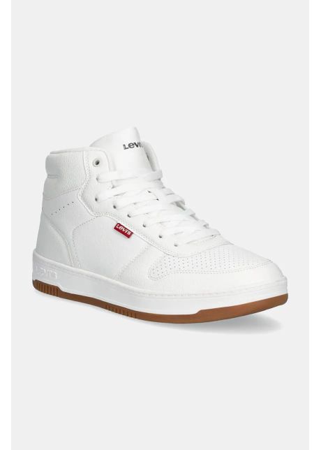 Levi s sneakers drive high culoarea alb 000ek 0000