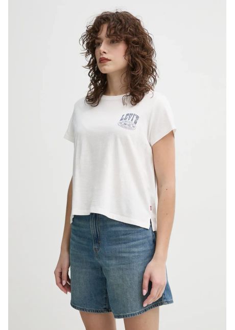 Levi s tricou din bumbac femei culoarea bej a8804