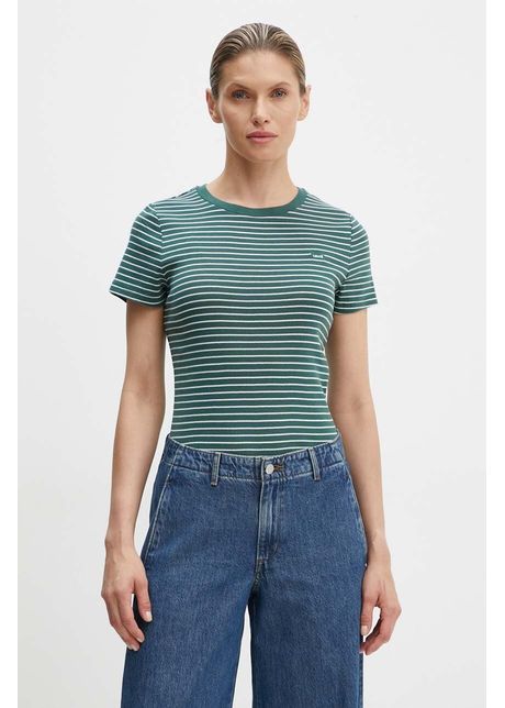 Levi s tricou din bumbac femei culoarea verde 000kk