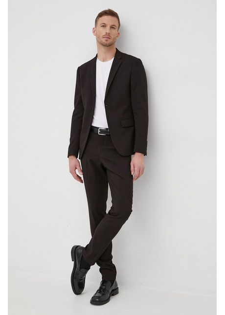 Lindbergh costum barbati culoarea negru neted