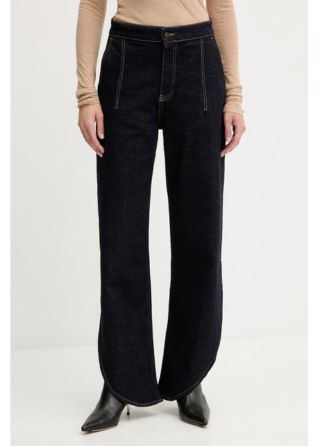 Liviana Conti jeans culoarea albastru marin, F5WY73