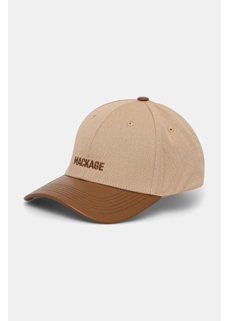 Mackage apc de baseball din bumbac culoarea bej neted anderson nv