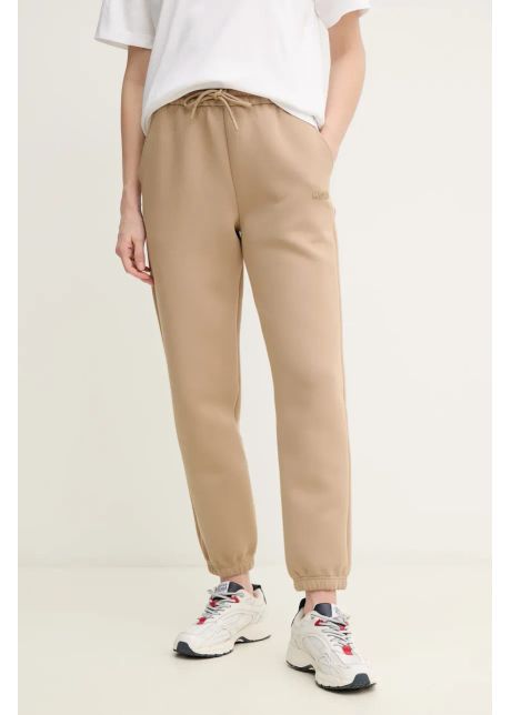 Mackage pantaloni de trening femei culoarea bej neted nev r