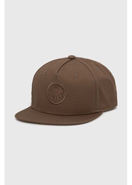 Mammut apc de baseball din bumbac culoarea maro cu imprimeu