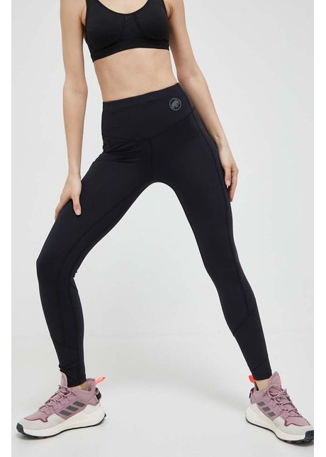 Mammut leggins sport massone femei culoarea negru neted